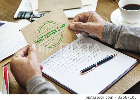 Saint Patrick Day Feast Concept 32667105