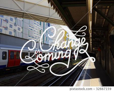Change is coming typography design Change is coming typography design 32667159