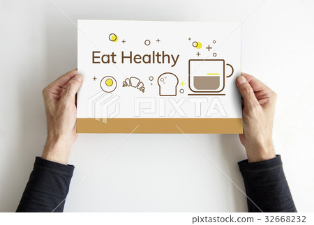 Balance Diet Healthy Nutrition Concept Balance Diet Healthy Nutrition Concept 32668232