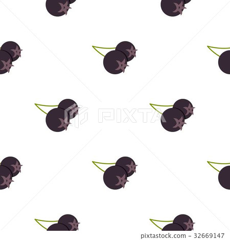 Fresh chokeberry or aronia berry pattern flat Fresh chokeberry or aronia berry pattern flat 32669147