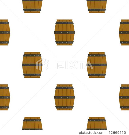 Wooden barrel pattern flat Wooden barrel pattern flat 32669330