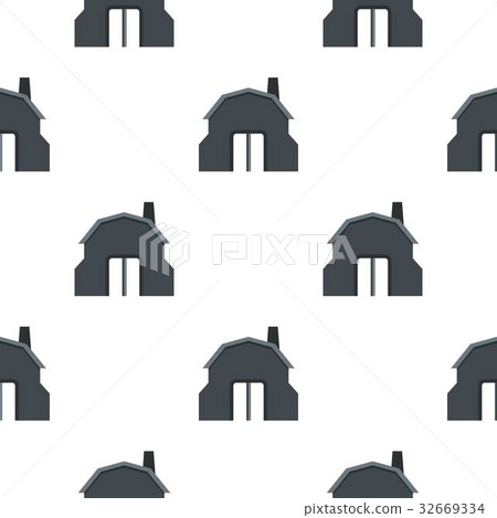 Blacksmith workshop building pattern flat Blacksmith workshop building pattern flat 32669334
