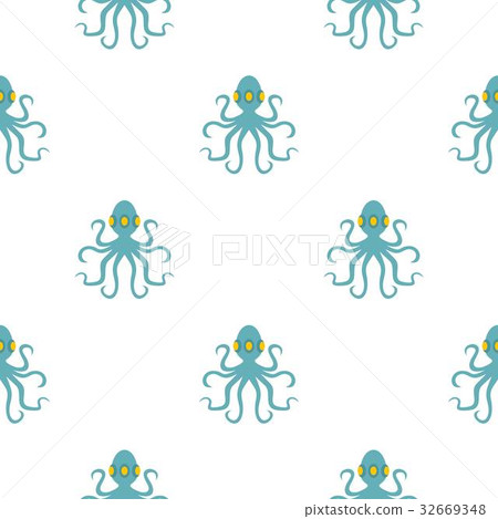 Octopus, pattern flat Octopus, pattern flat 32669348