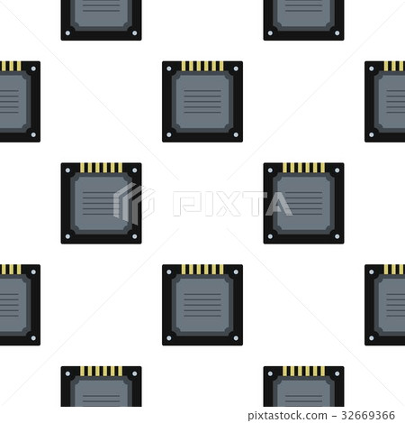 Modern multicore CPU pattern flat Modern multicore CPU pattern flat 32669366