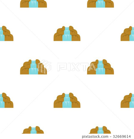 Waterfall pattern flat 32669614