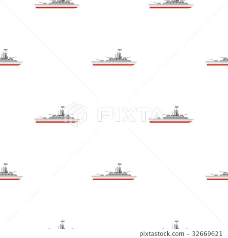 Warship pattern flat - Stock Illustration [32669621] - PIXTA