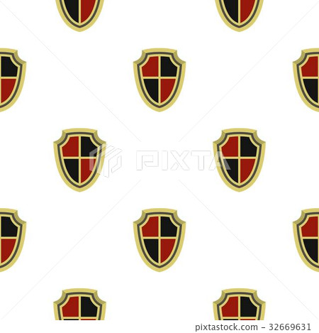 Medieval shield pattern flat 32669631