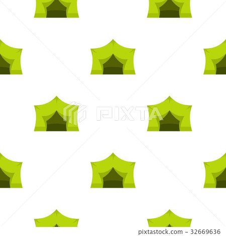 Camping equipment pattern flat Camping equipment pattern flat 32669636