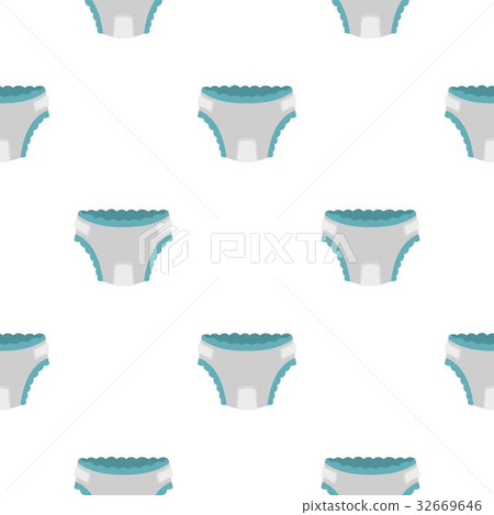 Baby diaper pattern flat Baby diaper pattern flat 32669646