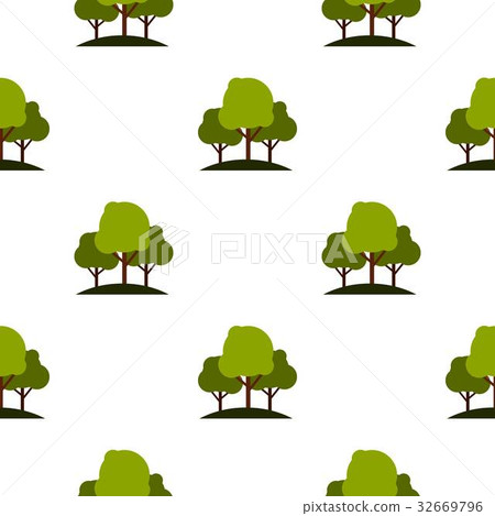 Tree group pattern flat 32669796