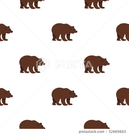 Bear pattern flat 32669883