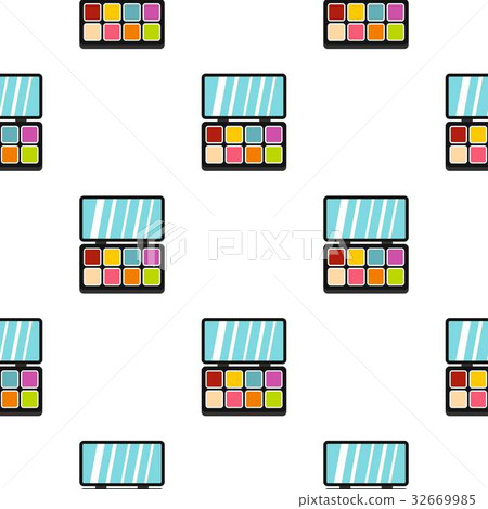 Palette eye shadow pattern flat 32669985