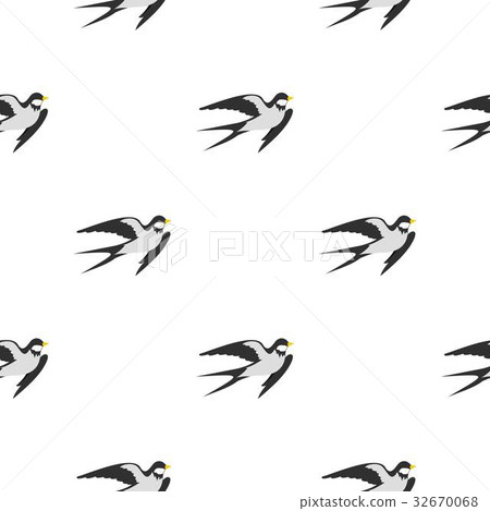 Swallow pattern flat 32670068