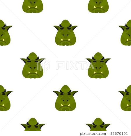 Head of troll pattern flat 32670191
