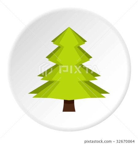 Canadian fir icon circle Canadian fir icon circle 32670864