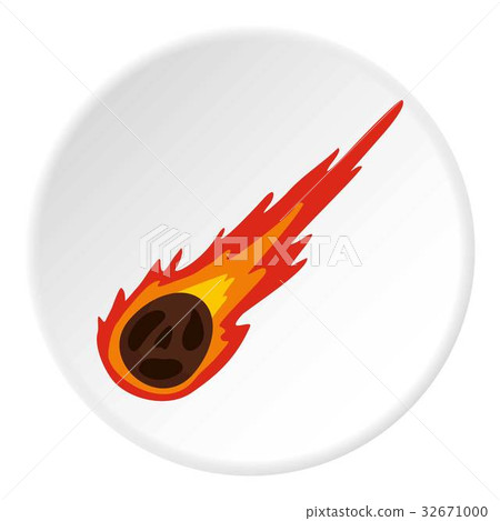 Meteorite icon circle - Stock Illustration [32671000] - PIXTA