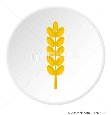 Field spike icon circle Field spike icon circle 32671089