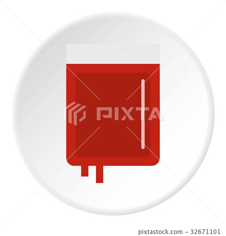 Blood transfusion icon circle 32671101