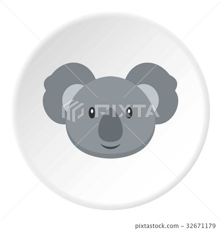 Koala icon circle Koala icon circle 32671179