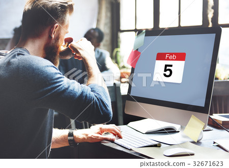 Date Month Calendar Schedule Planner Word Graphic 32671623