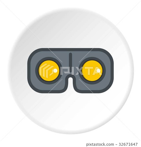 Game glasses icon circle - Stock Illustration [32671647] - PIXTA