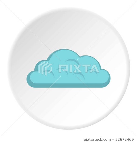 Snow cloud icon circle - Stock Illustration [32672469] - PIXTA