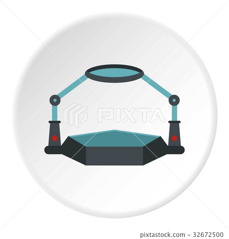 Table magnify icon circle - Stock Illustration [32672500] - PIXTA