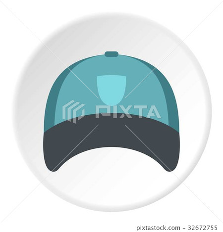 Winter hat icon circle 32672755
