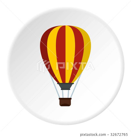 Balloon icon circle 32672765