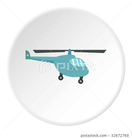 Small helicopter icon circle 32672768