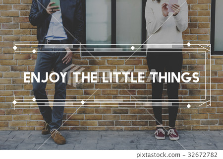 Couple Love Spend Time Together Smitten Word Graphic 32672782