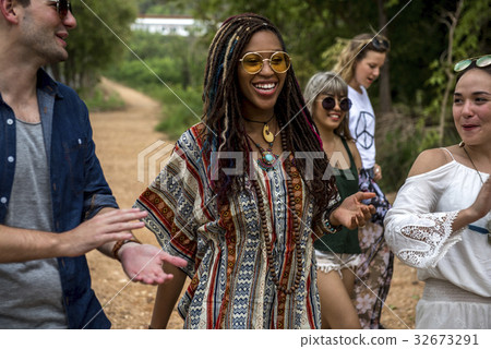 Group of Diverse Friends Having Fun Together Group of Diverse Friends Having Fun Together 32673291