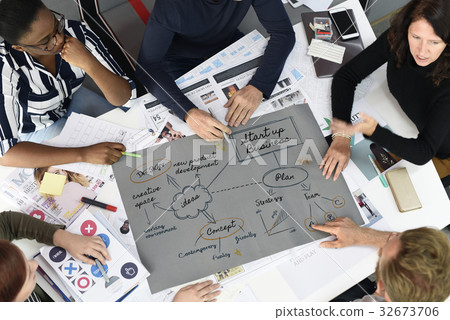 Creative group ideas discussion meeting 32673706