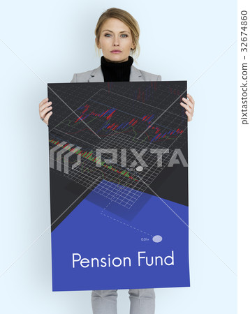 Stock Exchange Market Forex Trade Investment Fund Graph 32674860