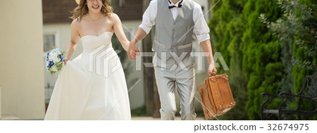 Bridal garden wedding casual image Bridal garden wedding casual image 32674975
