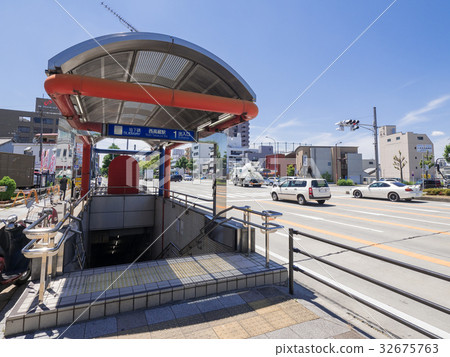 Nagoya-shi Atsuta-ku Urban landscape Nishikochi station entrance 1 Nagoya-shi Atsuta-ku Urban landscape Nishikochi station entrance 1 32675763