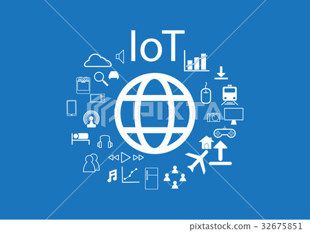 IoT - Internet of thing background 32675851