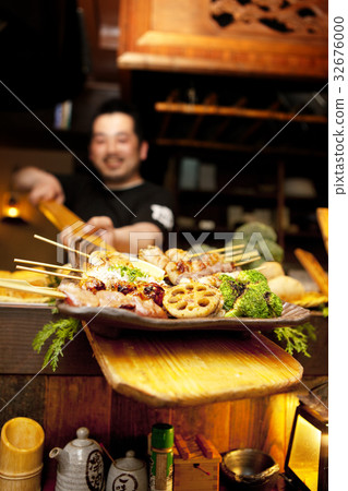 The clerk who gives out the salmon 32676000