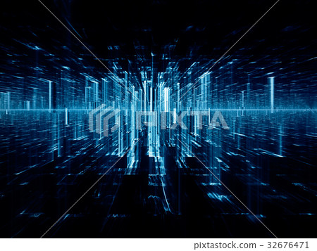 Abstract Computer Pc Grahpic Computer graphics abstract background - Stock Illustration [32676471 ...