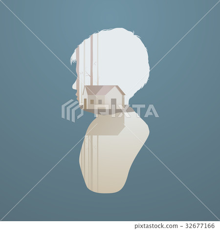 Human Mindset Thinking Aspiration Imagination Concept Human Mindset Thinking Aspiration Imagination Concept 32677166