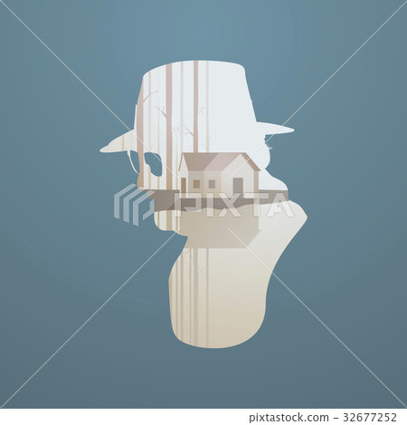 Human Mindset Thinking Aspiration Imagination Concept 32677252