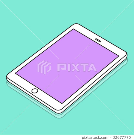 Digital Tablet Icon Vector Concept Digital Tablet Icon Vector Concept 32677770