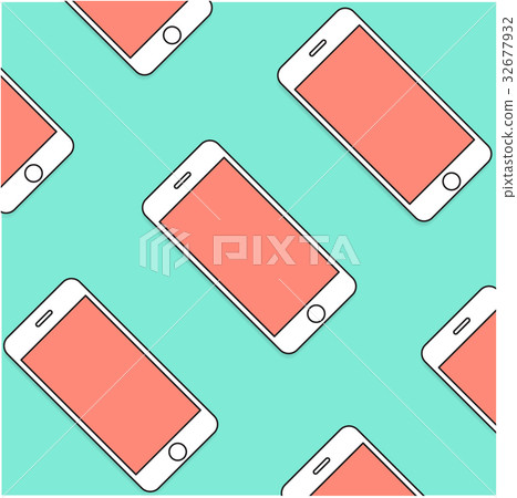 Smartphone Mobile Cellular Phone Modern Communication Device Concept Smartphone Mobile Cellular Phone Modern Communication Device Concept 32677932