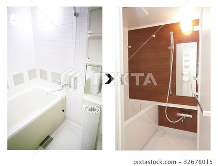 Bathroom before and after refurbishment Bathroom before and after refurbishment 32678015