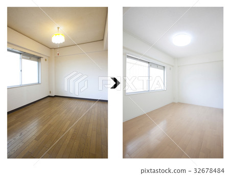 Before and after Western-style refurbishment 32678484