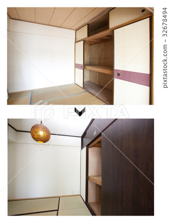 Before and after the renovation of the Japanese style room Before and after the renovation of the Japanese style room 32678494