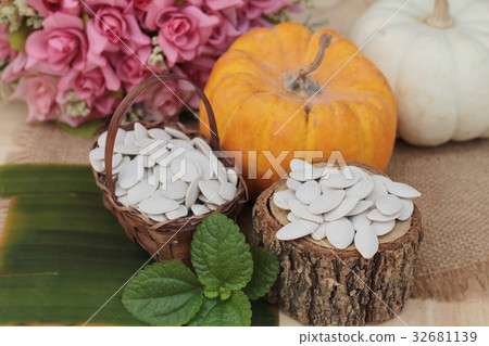 Pumpkin seeds roasted and peeled pumpkin seeds. Pumpkin seeds roasted and peeled pumpkin seeds. 32681139