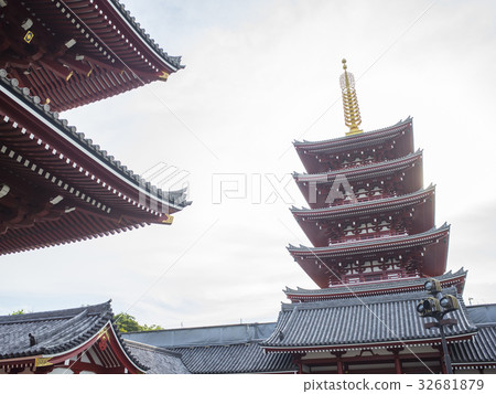 五層寶塔淺草寺 32681879