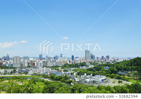 仙台市全景 仙台市全景 32682394
