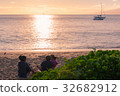 Sunset on Maui Kaanapali Beach 32682912